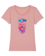 Funky Hipster Skull Tricou mânecă scurtă guler larg fitted Damă Expresser