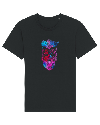 Funky Hipster Skull Black