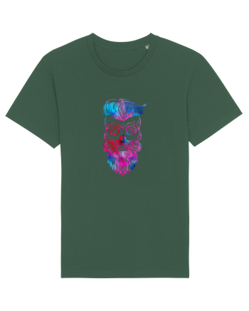 Funky Hipster Skull Bottle Green