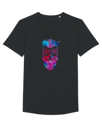 Funky Hipster Skull Black