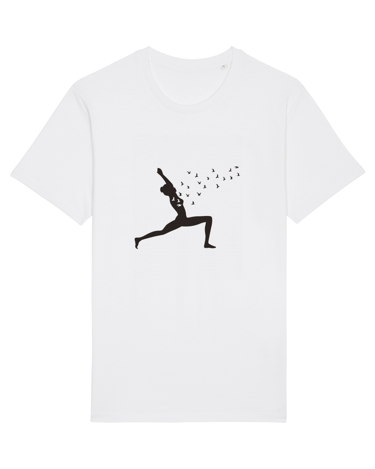 Tricou mânecă scurtă Unisex Rocker White