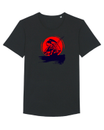 samurai J Tricou mânecă scurtă guler larg Bărbat Skater