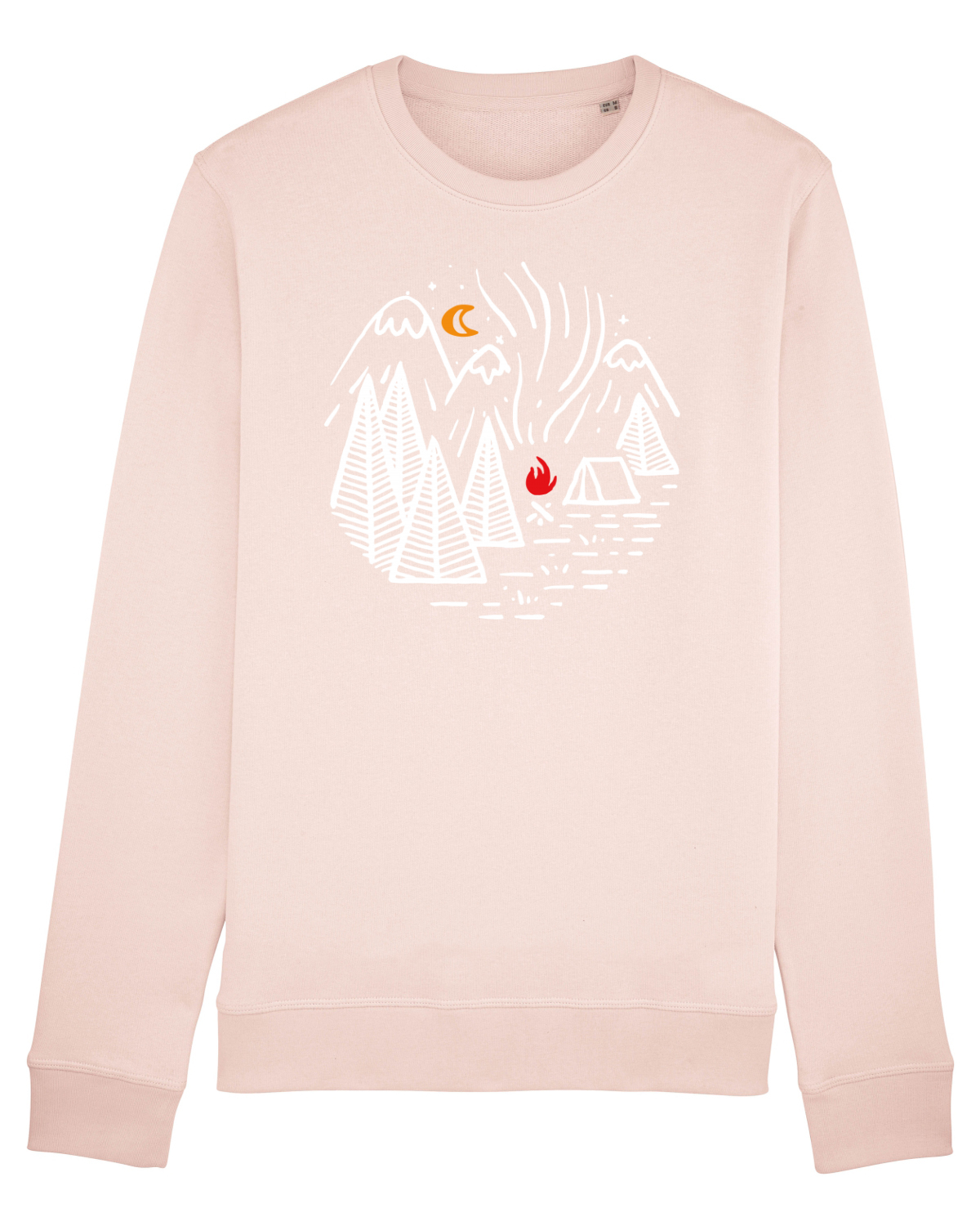 Bluză mânecă lungă Unisex Rise Candy Pink