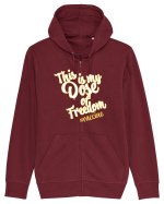 This is my Dose of freedom Hanorac cu fermoar Unisex Connector