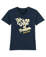 This is my Dose of freedom Tricou mânecă scurtă guler V Bărbat Presenter