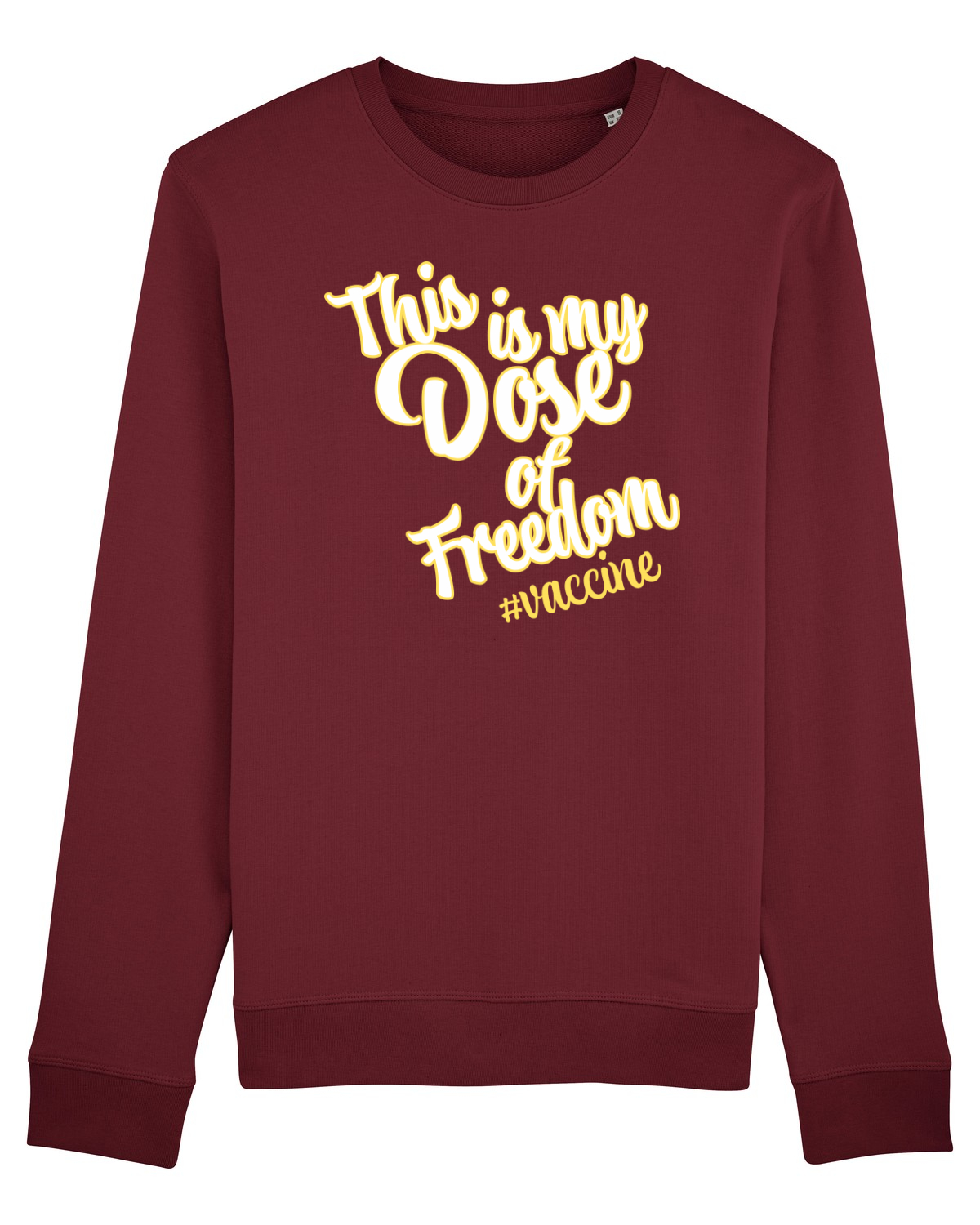 Bluză mânecă lungă Unisex Rise Burgundy