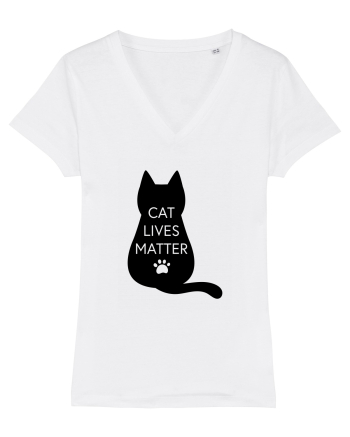 Cat Lives Matter White
