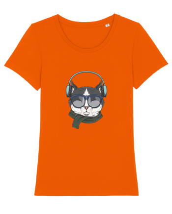 Cat Music Bright Orange