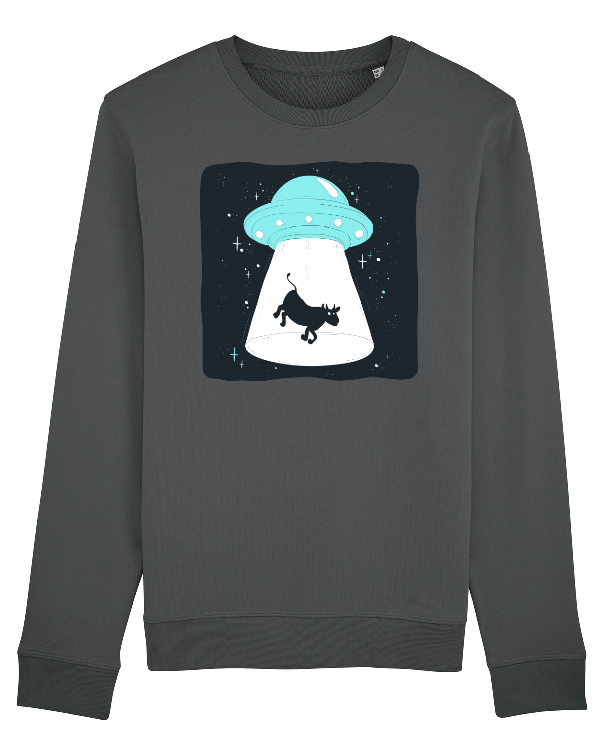 Bluză mânecă lungă Unisex Rise Anthracite