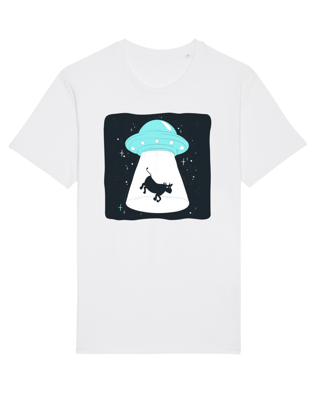 Tricou mânecă scurtă Unisex Rocker White