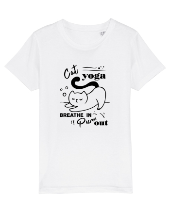 Cat Yoga White