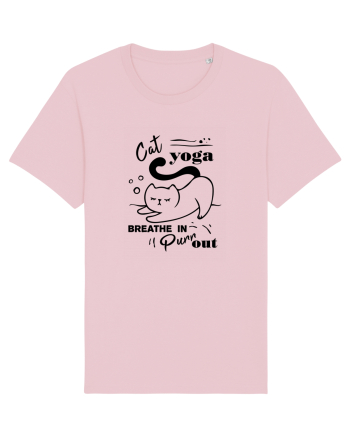 Cat Yoga Cotton Pink