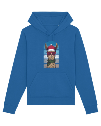 Christmas Llama  Royal Blue