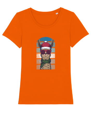 Christmas Llama  Bright Orange
