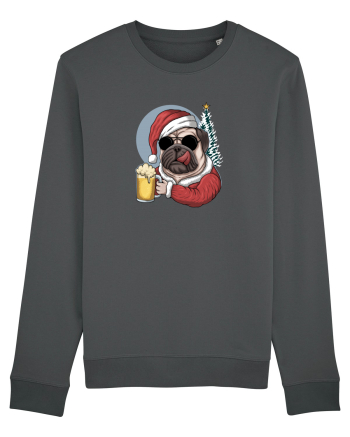 Cool Christmas Pug Anthracite