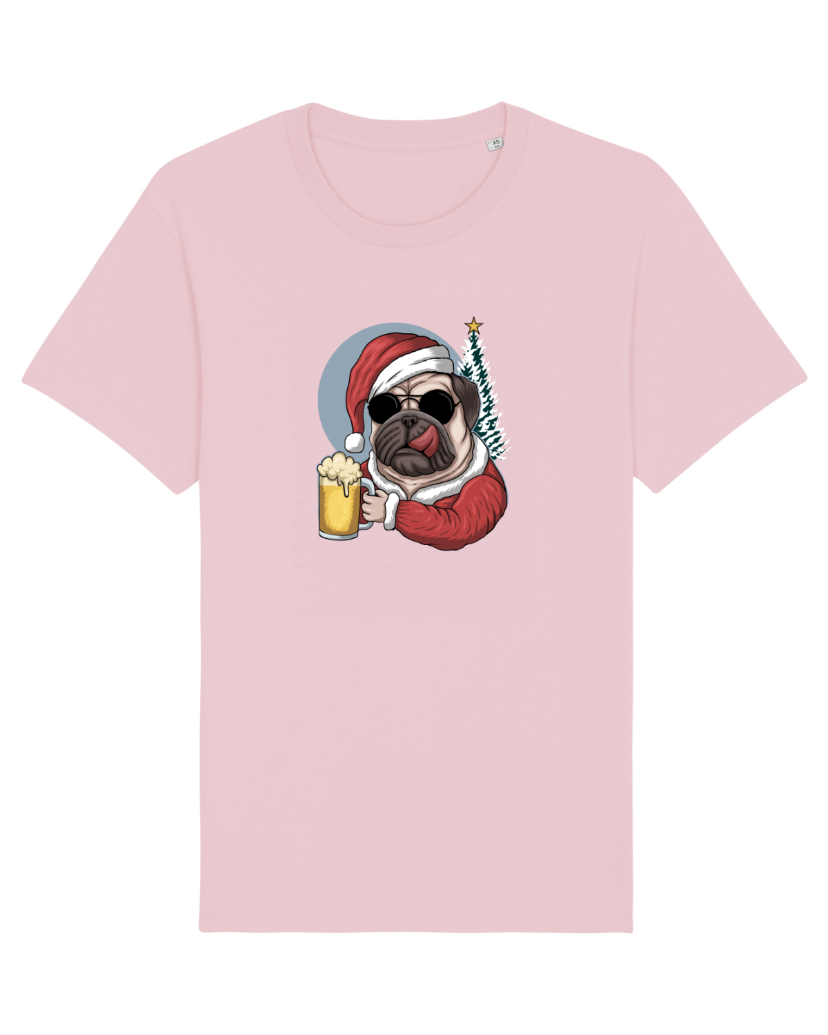Tricou mânecă scurtă Unisex Rocker Cotton Pink