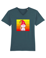 Christmas Fashionista Tricou mânecă scurtă guler V Bărbat Presenter