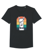 GentleLlama Tricou mânecă scurtă guler larg Bărbat Skater