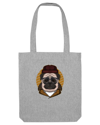 Be Cool Pug Heather Grey