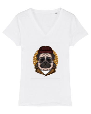 Be Cool Pug White