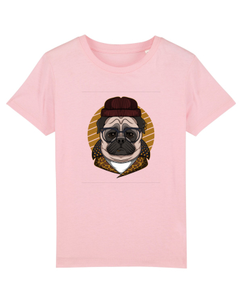 Be Cool Pug Cotton Pink