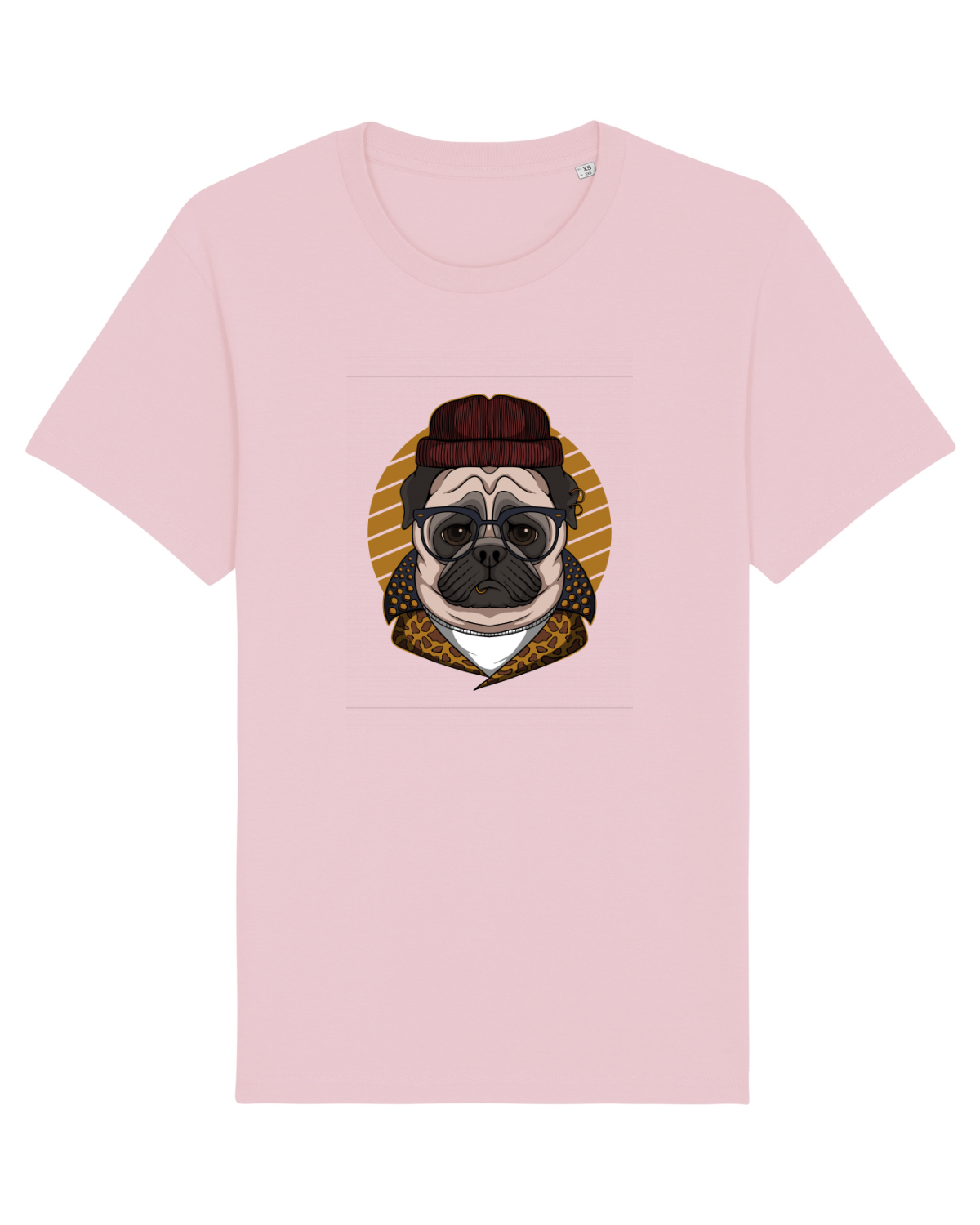 Tricou mânecă scurtă Unisex Rocker Cotton Pink