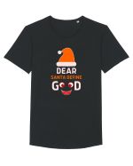 Dear Santa Define Good Tricou mânecă scurtă guler larg Bărbat Skater