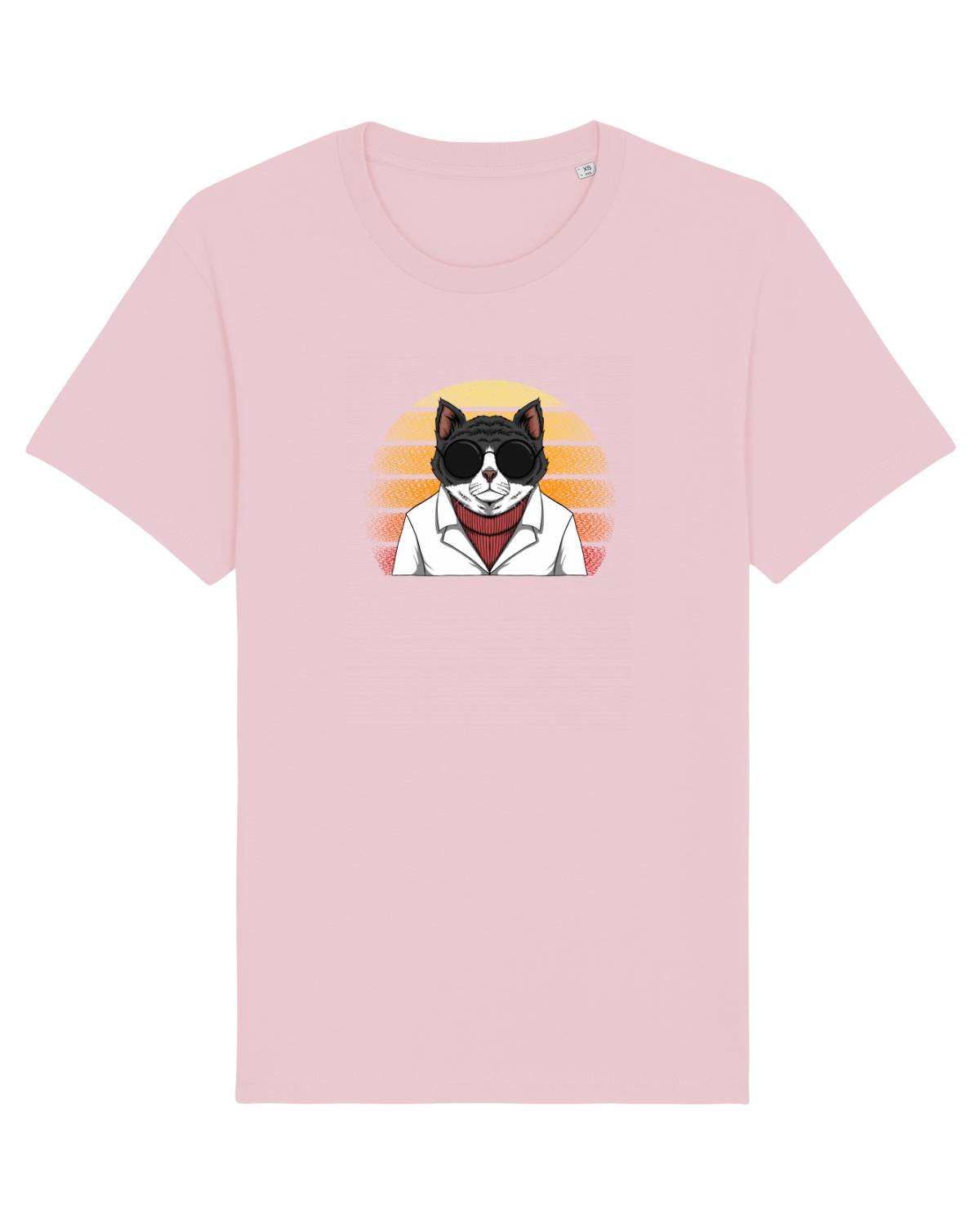 Tricou mânecă scurtă Unisex Rocker Cotton Pink