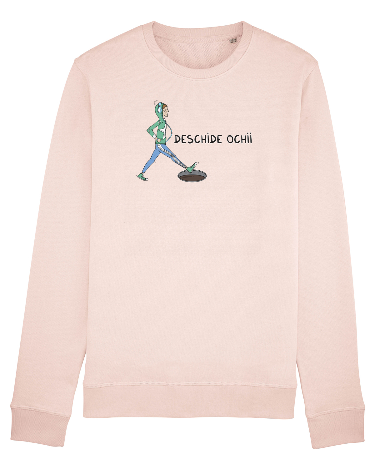 Bluză mânecă lungă Unisex Rise Candy Pink