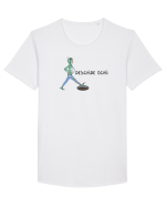 Deschide ochii Tricou mânecă scurtă guler larg Bărbat Skater