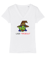 Lasă vrăjeala Tricou mânecă scurtă guler V Damă Evoker