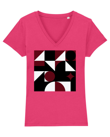 Arta Abstracta Modernista Raspberry
