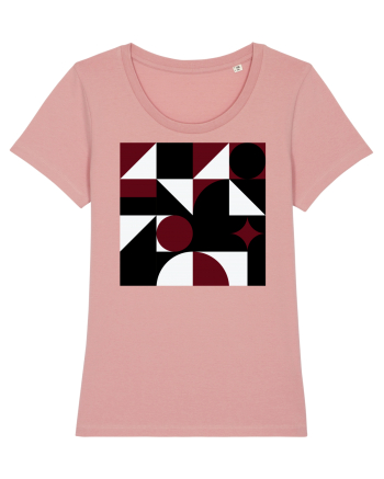 Arta Abstracta Modernista Canyon Pink