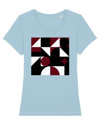 Arta Abstracta Modernista Sky Blue