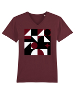 Arta Abstracta Modernista Tricou mânecă scurtă guler V Bărbat Presenter