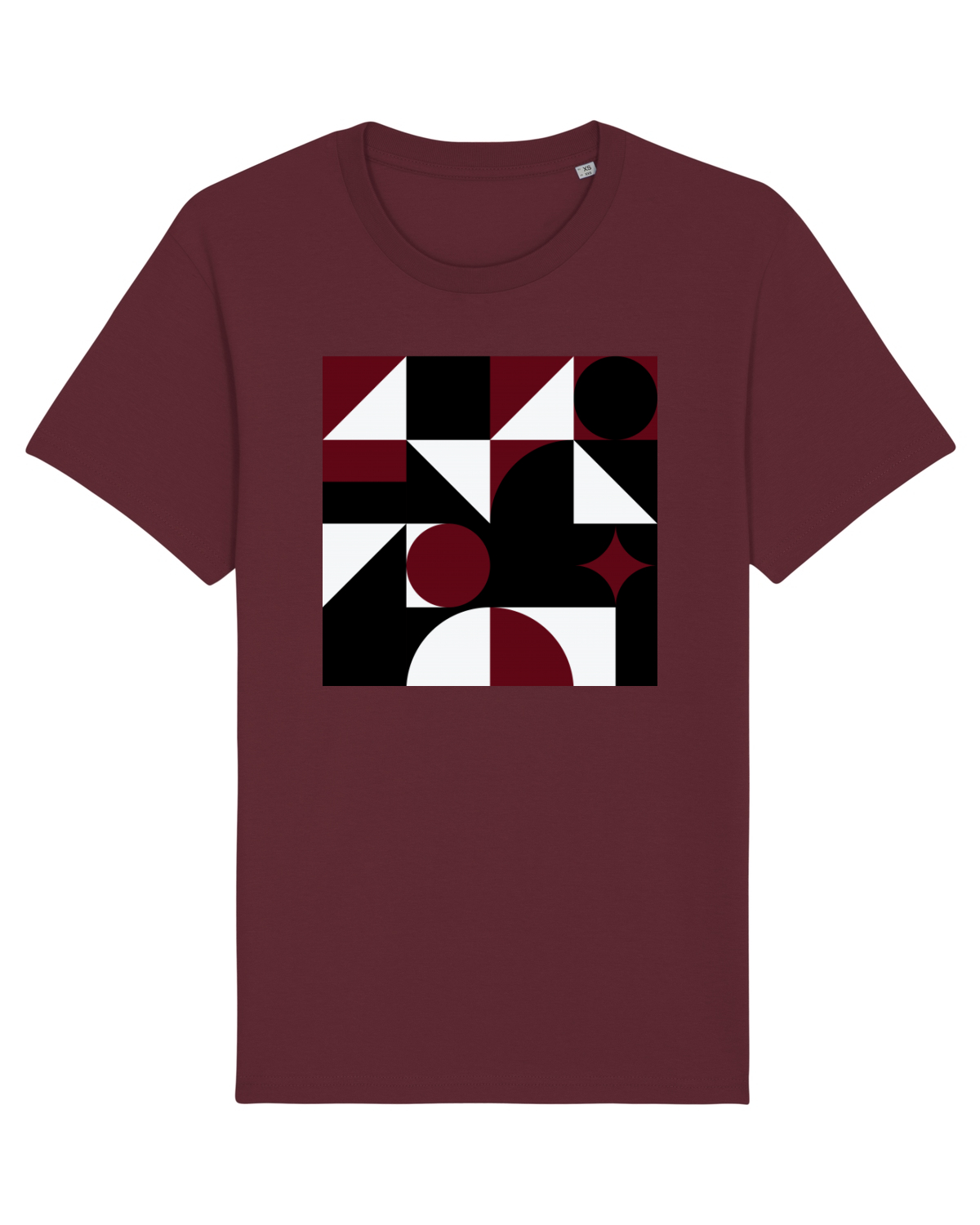 Tricou mânecă scurtă Unisex Rocker Burgundy