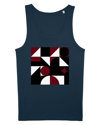 Arta Abstracta Modernista Navy