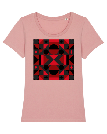 Arta Abstracta Modernista Canyon Pink