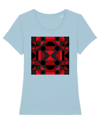 Arta Abstracta Modernista Sky Blue