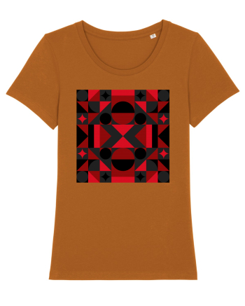 Arta Abstracta Modernista Roasted Orange