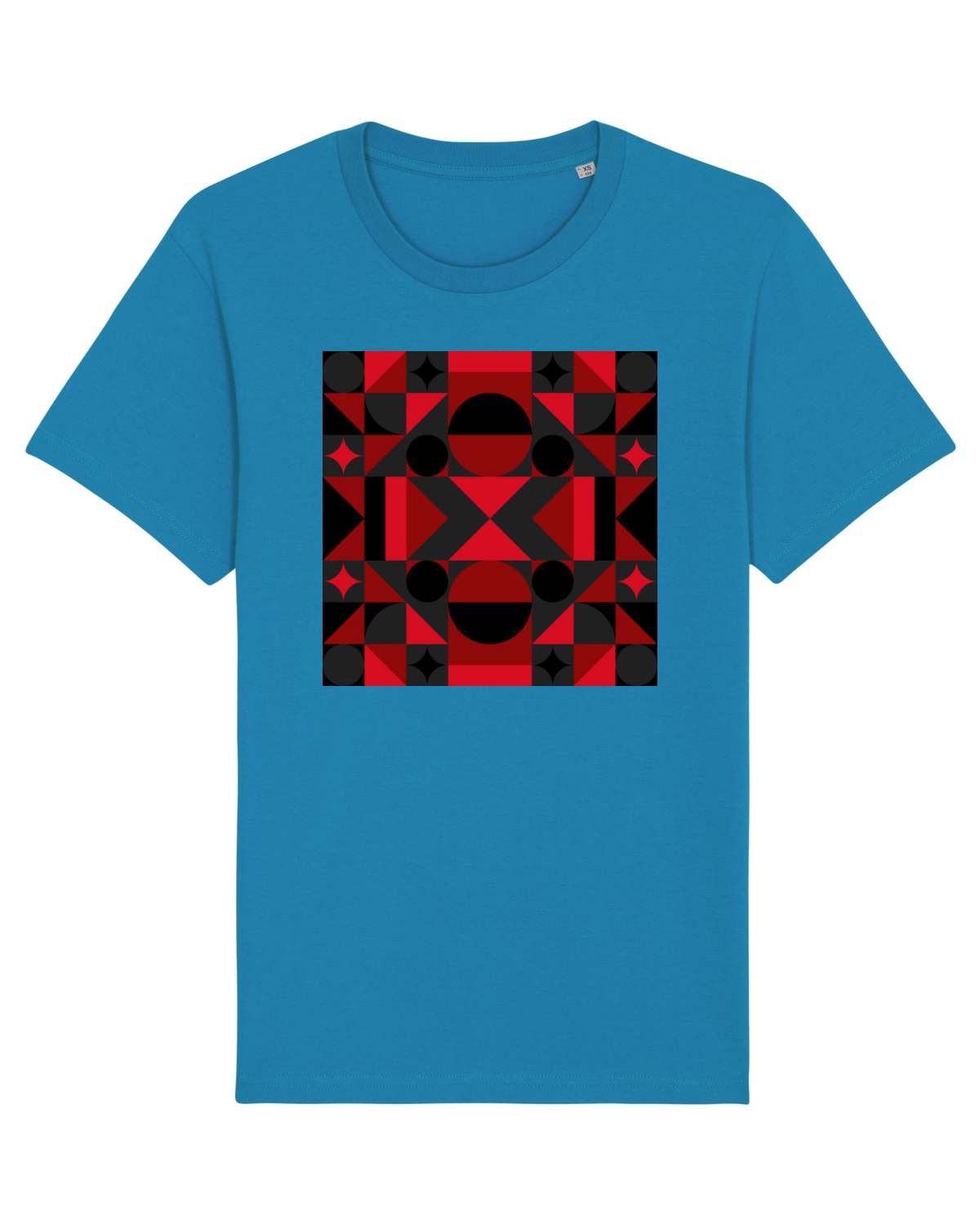 Tricou mânecă scurtă Unisex Rocker Azur