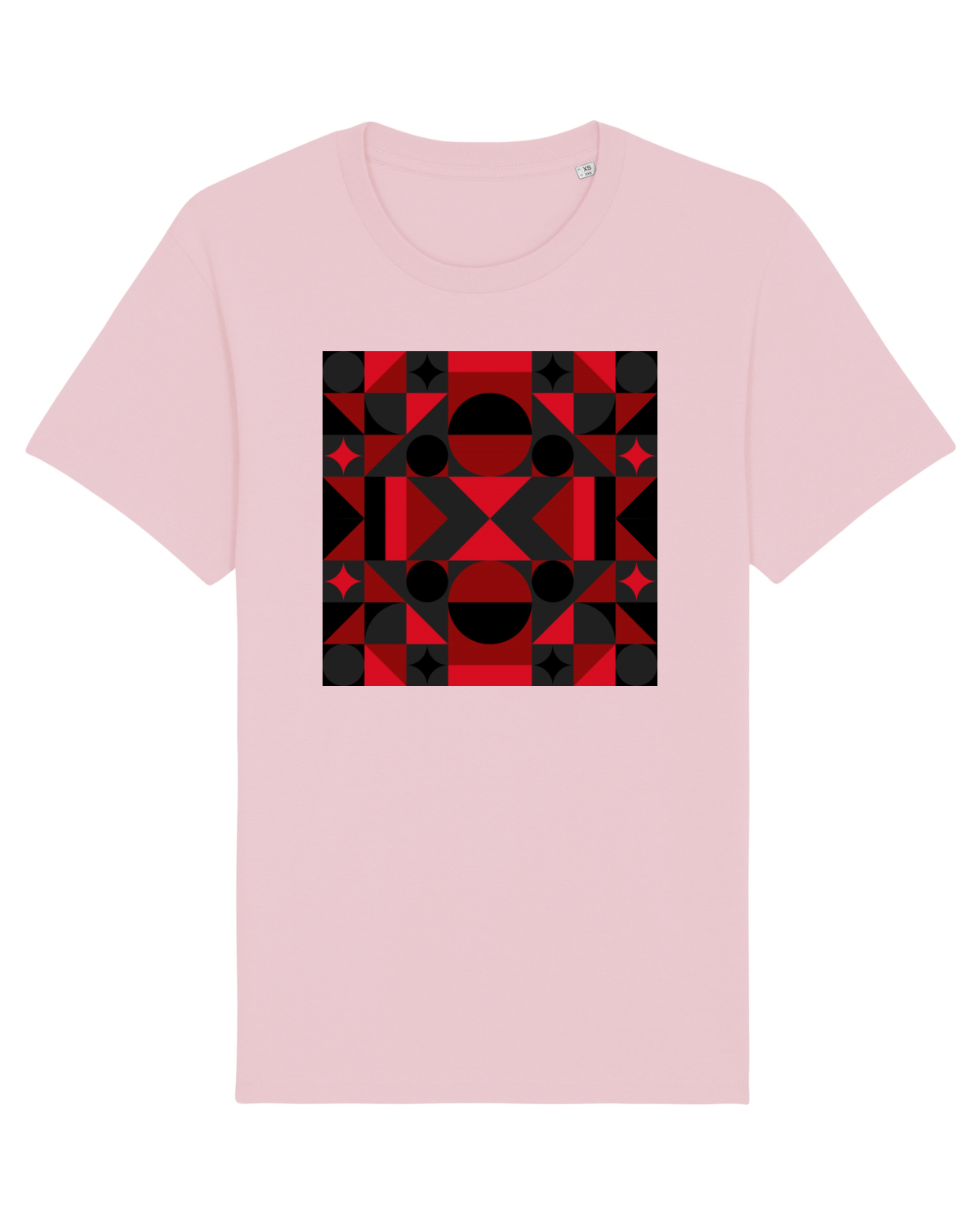 Tricou mânecă scurtă Unisex Rocker Cotton Pink