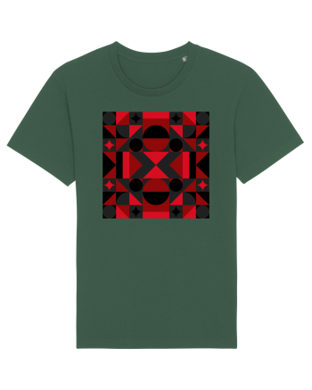 Arta Abstracta Modernista Bottle Green