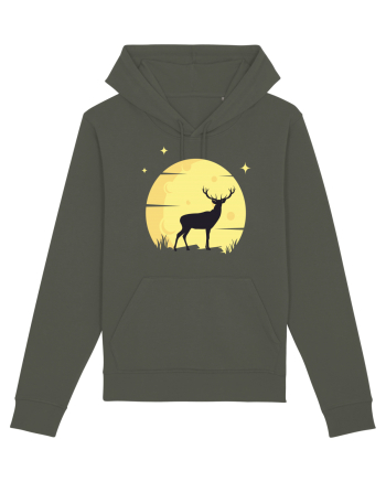 Cerb la Lună Galbenă Khaki