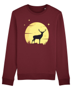 Cerb la Lună Galbenă Bluză mânecă lungă Unisex Rise