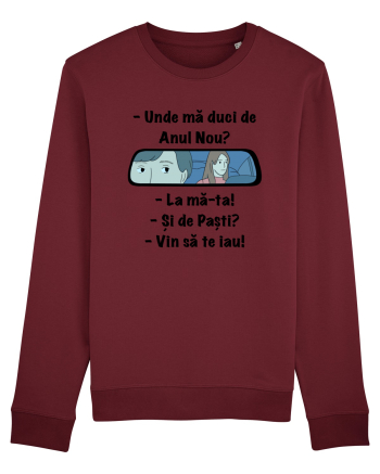 Unde ma duci de anul nou ?  Bluză mânecă lungă Unisex Rise