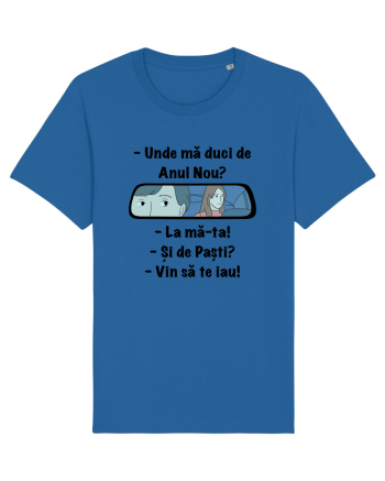 Unde ma duci de anul nou ?  Tricou mânecă scurtă Unisex Rocker