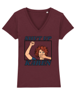 Shut Up Karen Meme Tricou mânecă scurtă guler V Damă Evoker