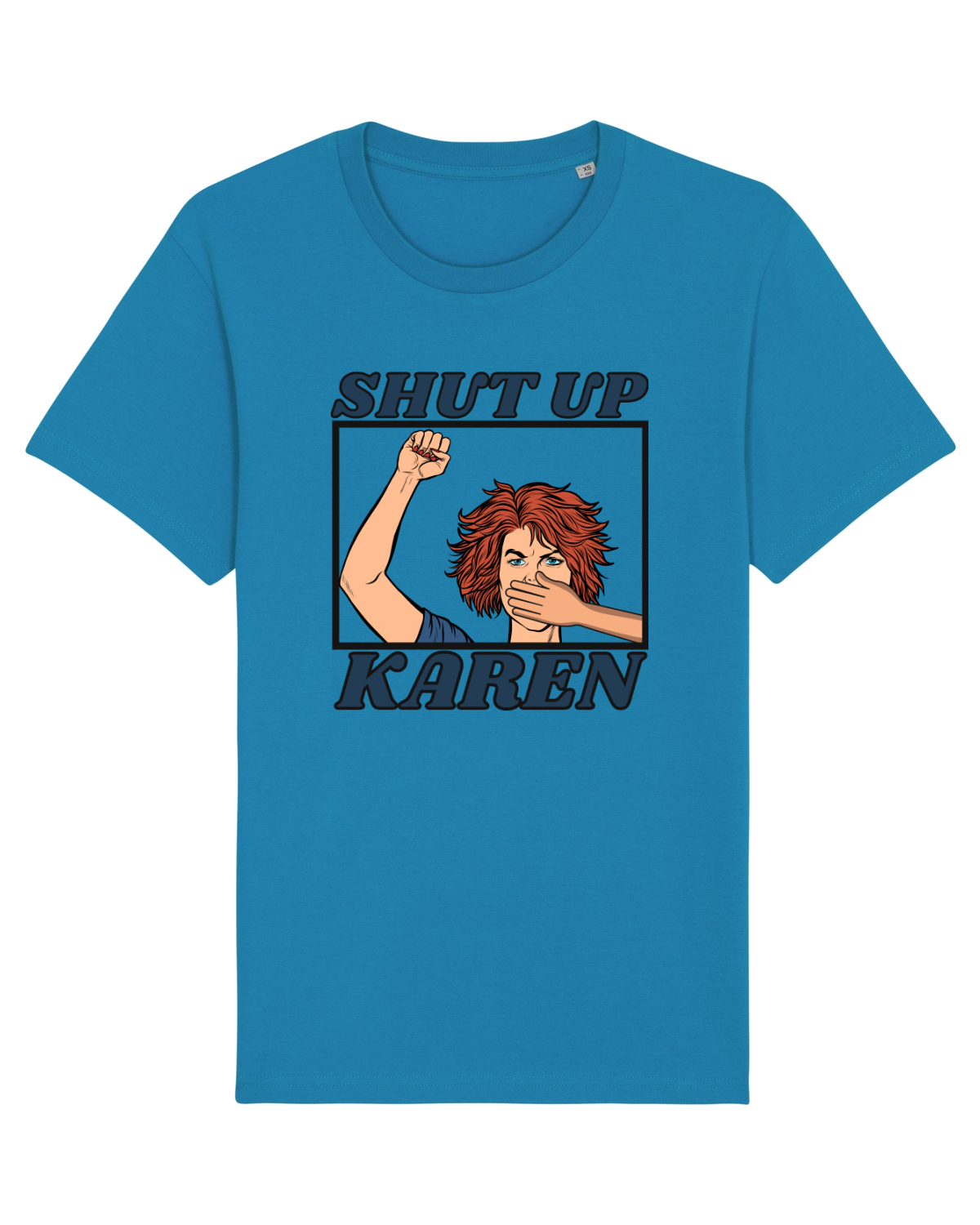 Tricou mânecă scurtă Unisex Rocker Azur
