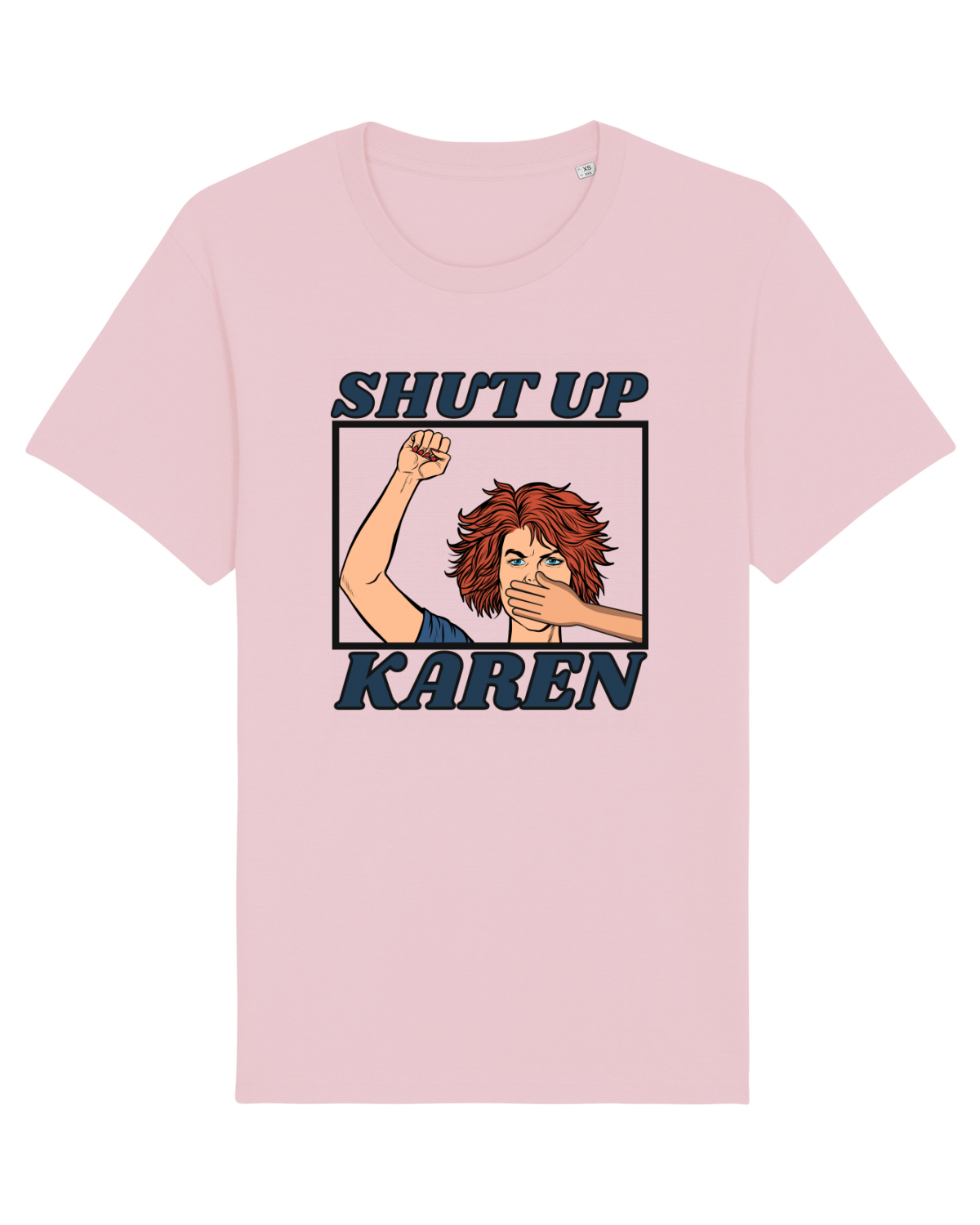 Tricou mânecă scurtă Unisex Rocker Cotton Pink